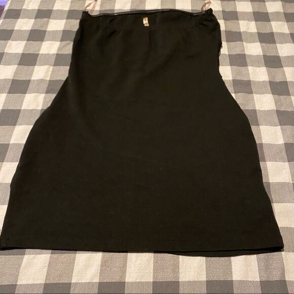 Entro Black Mesh Strapless Bodycon Dress Size Small - Picture 13 of 13